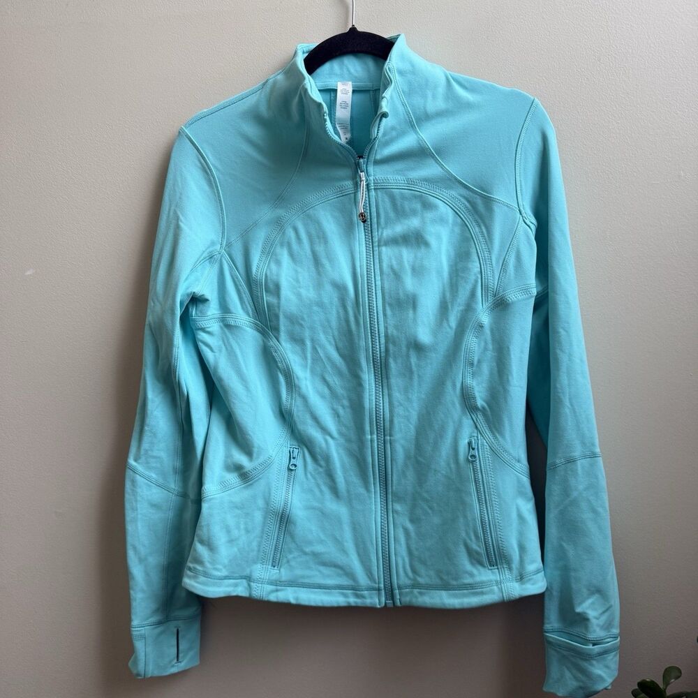 NWOT Lululemon Define Jacket Blue Turquoise Size 10